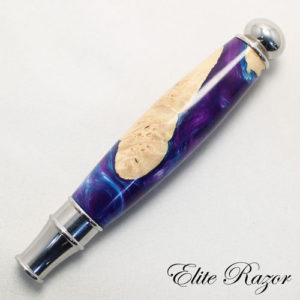 wet-shave-brown-mallee-burl-blue-purple-resin-2-bob-quinn-elite-razor-1