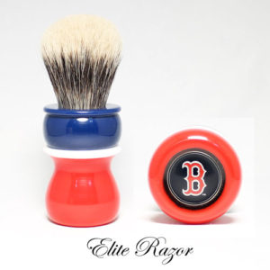 wet-shave-brush-handle-neo-resinate-Boston-Red-Sox-Medallion-bob-quinn-elite-razor-1