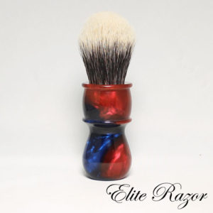 wet-shave-brush-handle-neo-resinate-blue-and-red-24-26mm-2-bob-quinn-elite-razor-1