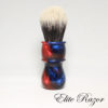 wet-shave-brush-handle-neo-resinate-blue-and-red-24-26mm-2-bob-quinn-elite-razor-2