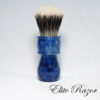 wet-shave-brush-handle-neo-resinate-blue-and-silver-24-26mm-1-bob-quinn-elite-razor-3