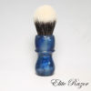 wet-shave-brush-handle-neo-resinate-blue-and-silver-24-26mm-2-bob-quinn-elite-razor-2