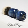 wet-shave-brush-handle-neo-resinate-blue-and-silver-24-26mm-2-bob-quinn-elite-razor-5