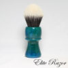 wet-shave-brush-handle-neo-resinate-green-and-blue-24-26mm-bob-quinn-elite-razor-2