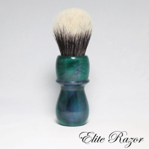 wet-shave-brush-handle-neo-resinate-green-blue-and-purple-24-26mm-bob-quinn-elite-razor-1