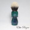 wet-shave-brush-handle-neo-resinate-green-blue-and-purple-24-26mm-bob-quinn-elite-razor-2