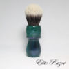 wet-shave-brush-handle-neo-resinate-green-blue-and-purple-24-26mm-bob-quinn-elite-razor-3