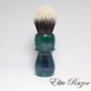 wet-shave-brush-handle-neo-resinate-green-blue-and-purple-24-26mm-bob-quinn-elite-razor-4