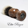 wet-shave-brush-handle-wood-Indian-Laurel-24mm-bob-quinn-elite-razor-4