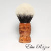 wet-shave-brush-handle-wood-Thuya-Burl-24mm-bob-quinn-elite-razor-4