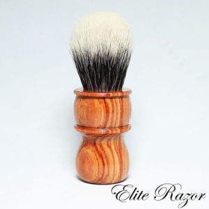 wet-shave-brush-handle-wood-Tulipwood-24mm-bob-quinn-elite-razor-2