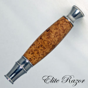 wet-shave-brush-handle-wood-teak-burl-1-bob-quinn-elite-razor-1