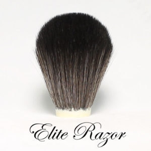 wet-shave-brush-synthetic-knot-24mm-Black-bob-quinn-elite-razor-1