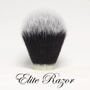 wet-shave-brush-synthetic-knot-24mm-Tuxedo-bob-quinn-elite-razor-1