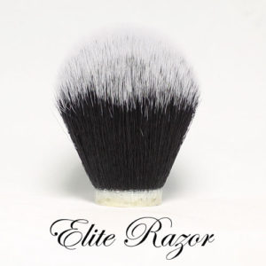 wet-shave-brush-synthetic-knot-26mm-Tuxedo-bob-quinn-elite-razor-1