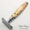 wet-shave-buckeye-burl-green-resin-bob-quinn-elite-razor-2